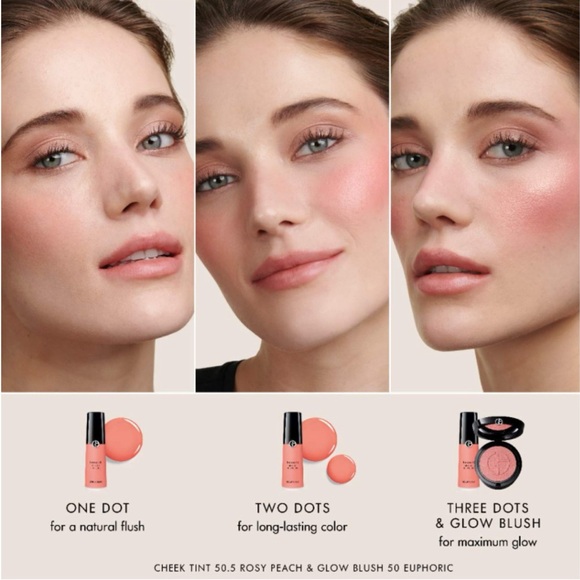 NEW✅ARMANI 50.5 Rosy Peach - Picture 5 of 7